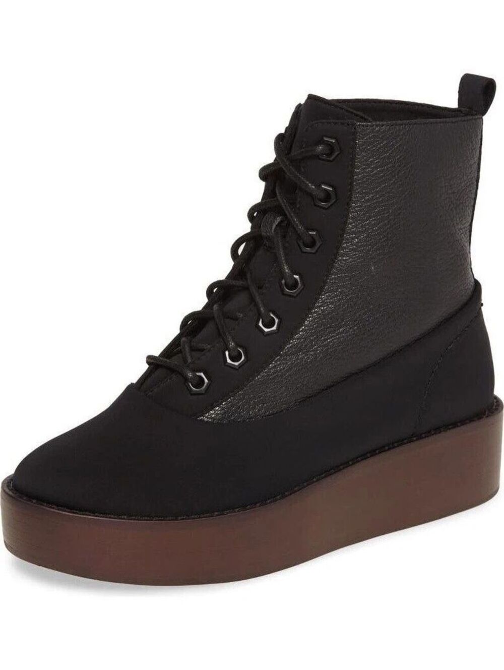 Kelsi Dagger Freeze Fashion Wedge Boots in Black 8.5 ($189.99)